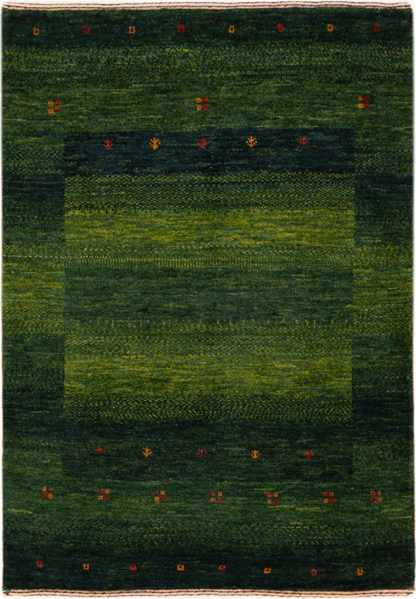 Tapis persan Persan Gabbeh Loribaft Atash 112x81 112x81, Tapis persan Noué à la main