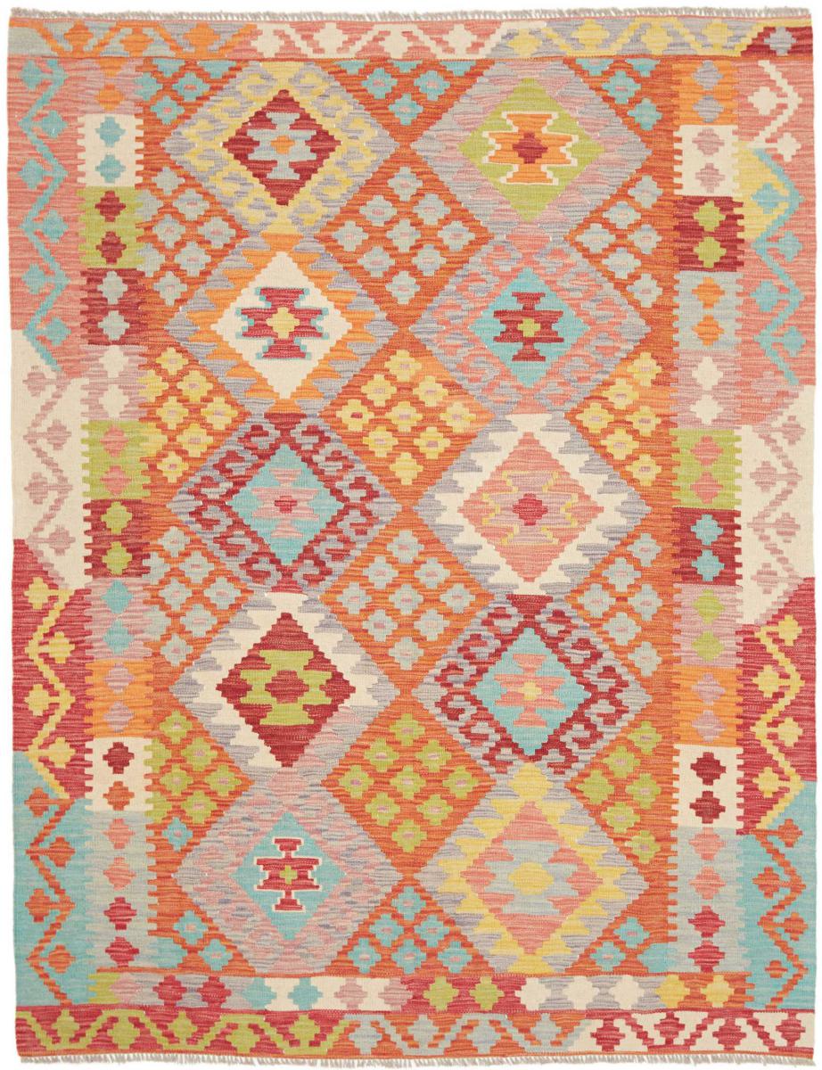 Tapis afghan Kelim Afghan 203x154 203x154, Tapis persan Tissé à la main