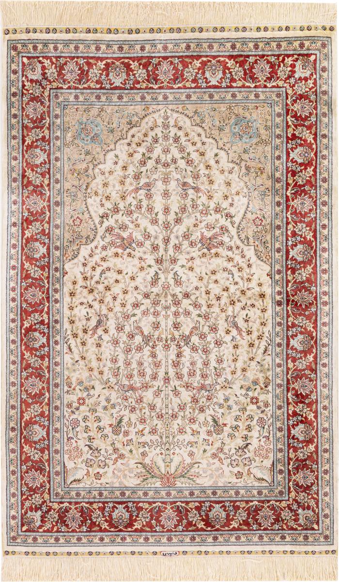  Hereke Jedwab 123x79 123x79, Dywan perski Ręcznie tkane