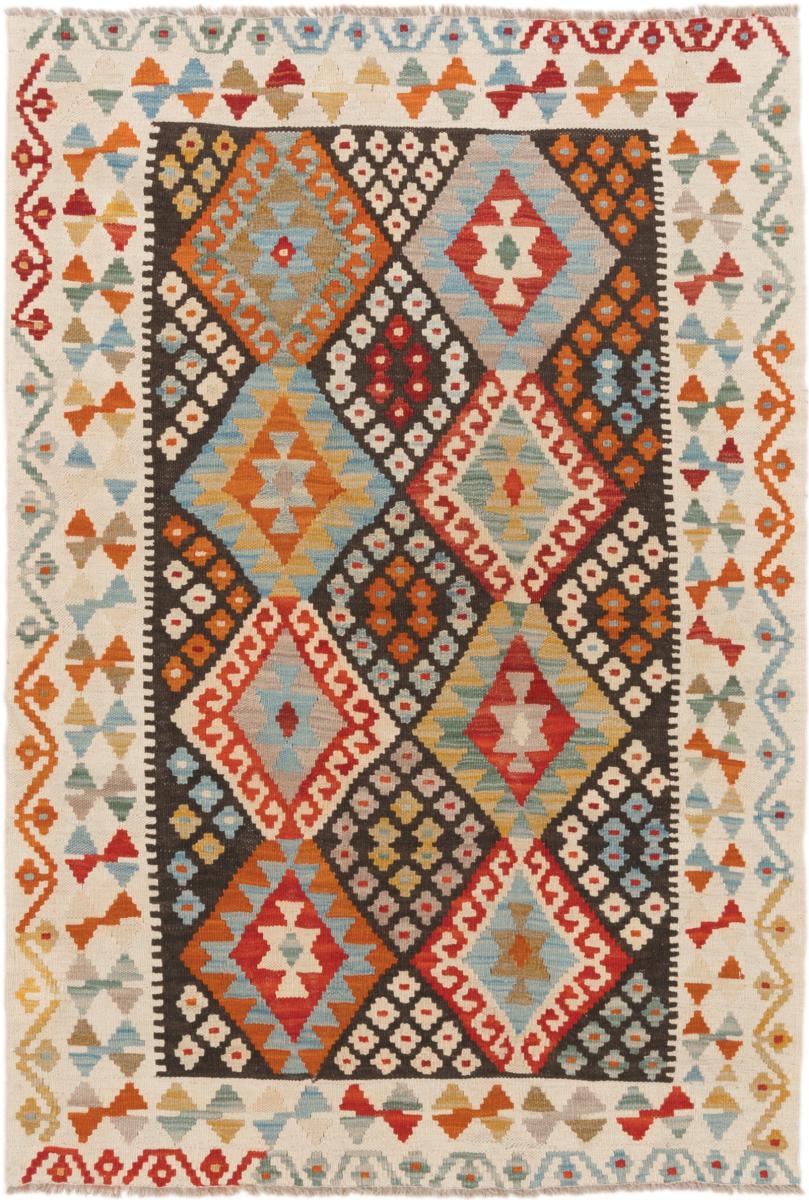 Tapete afegão Kilim Afegão Heritage 156x107 156x107, Tapete persa Tecido à mão