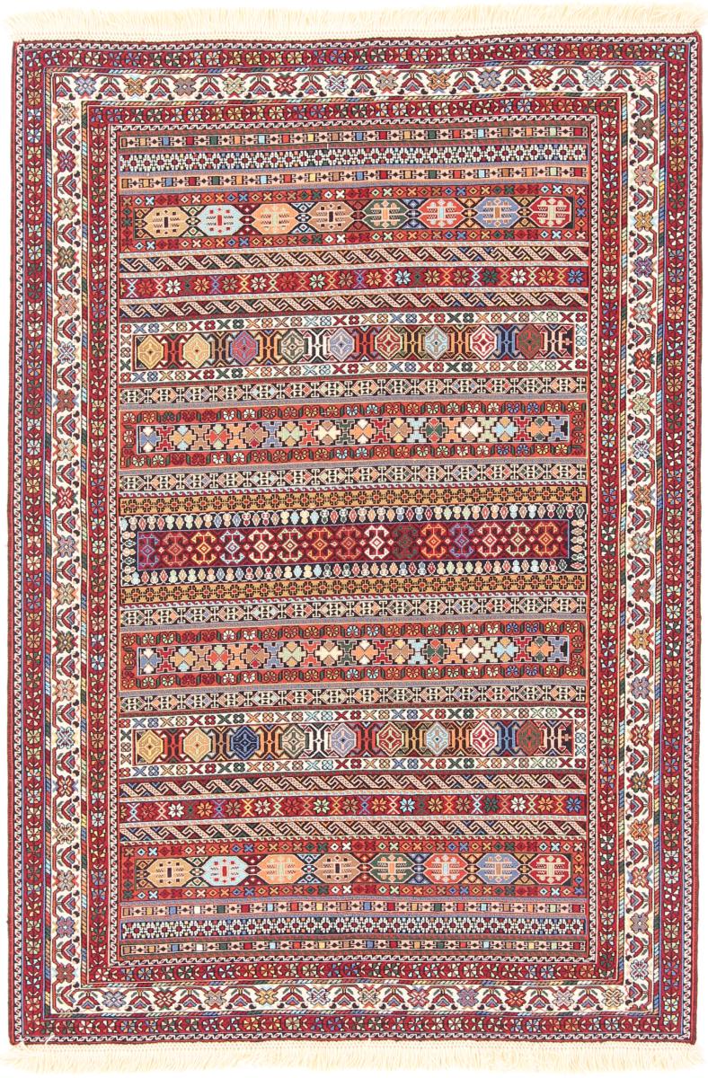 Tapete persa Kilim Soozani 151x100 151x100, Tapete persa Tecido à mão