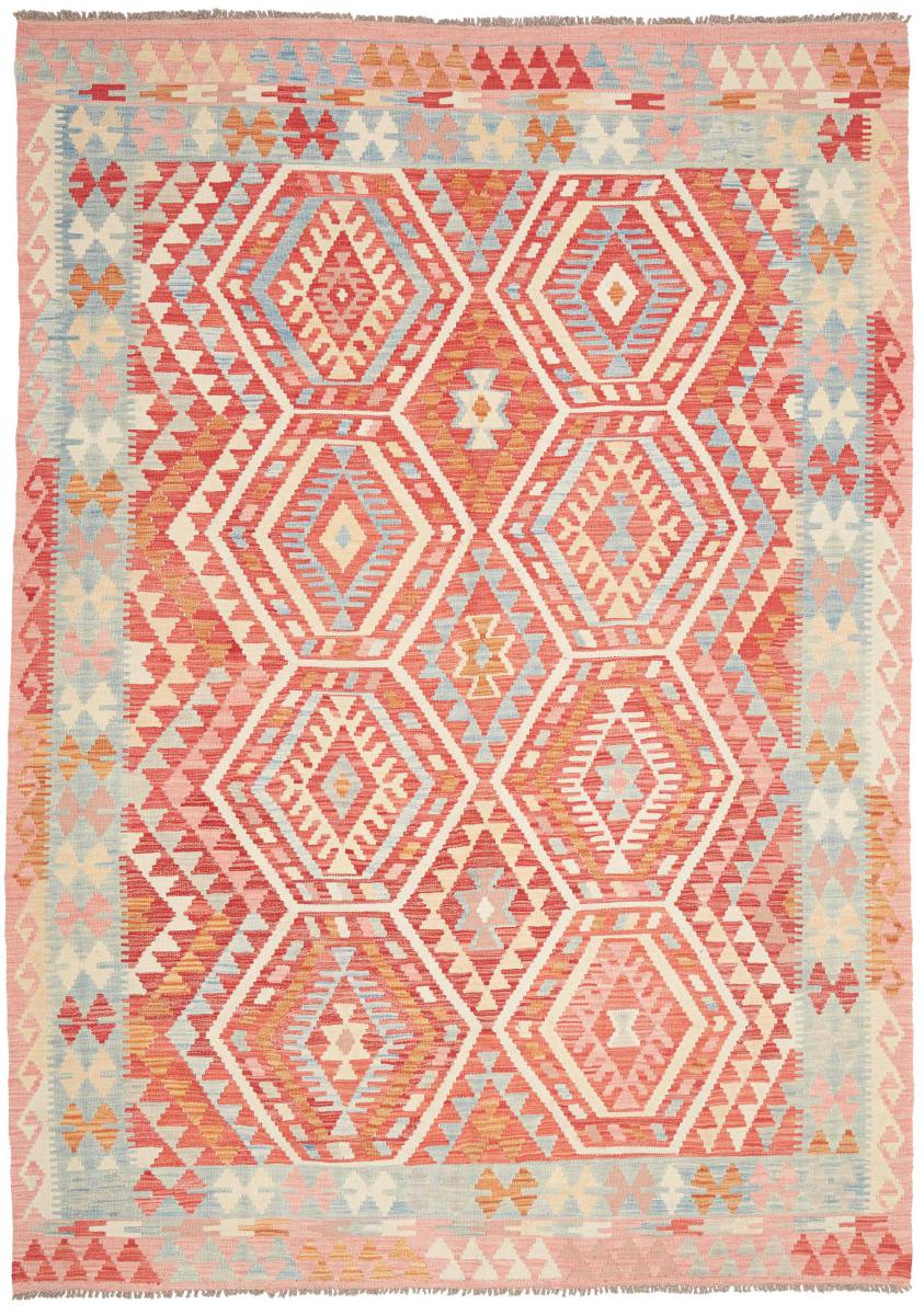 Afghanischer Teppich Kelim Afghan 9'6"x6'6" 9'6"x6'6", Perserteppich Handgewebt