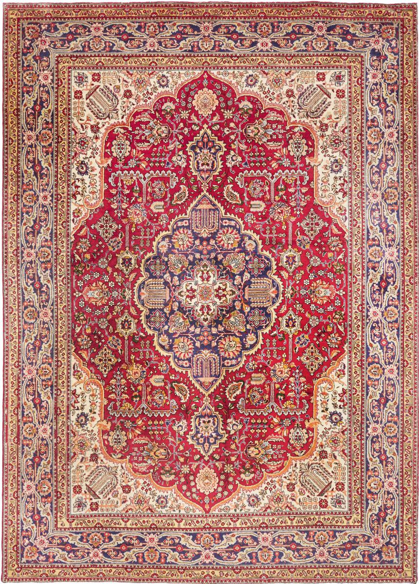 Persisk teppe Tabriz 349x251 349x251, Persisk teppe Knyttet for hånd