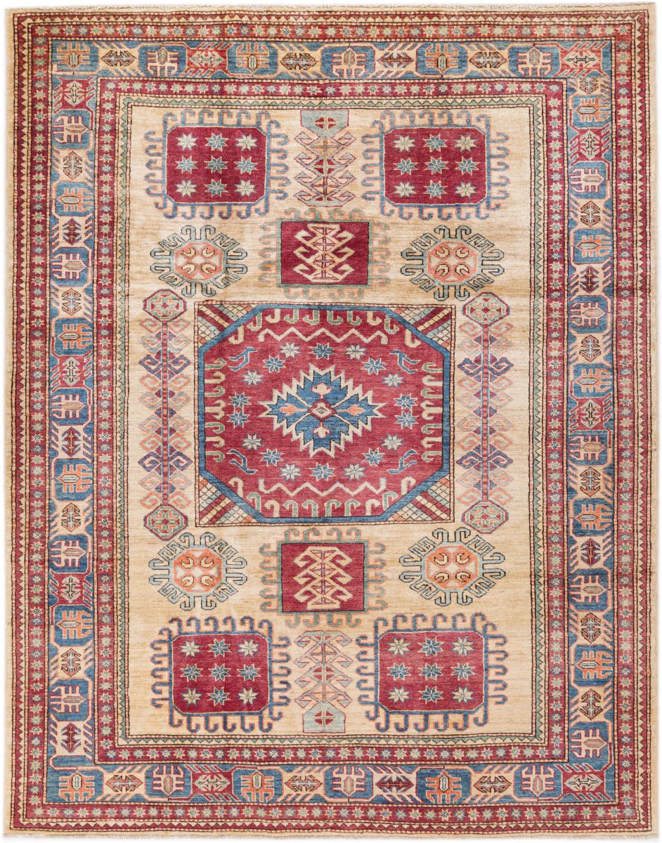 Afghanischer Teppich Super Kazak 223x176 223x176, Perserteppich Handgeknüpft