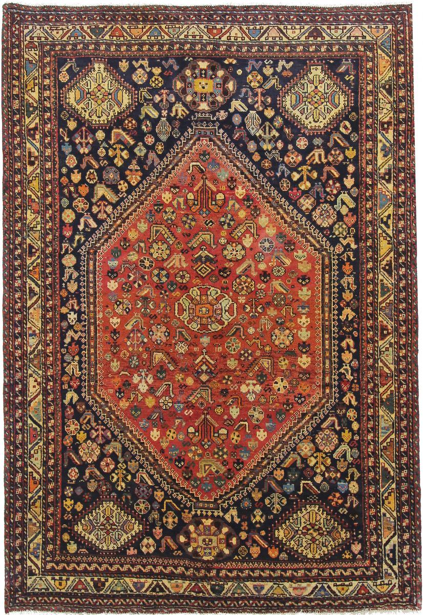 Persisk tæppe Ghashghai 249x171 249x171, Persisk tæppe Knyttet i hånden