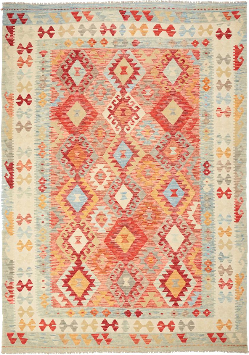 Tapete afegão Kilim Afegão 299x210 299x210, Tapete persa Tecido à mão