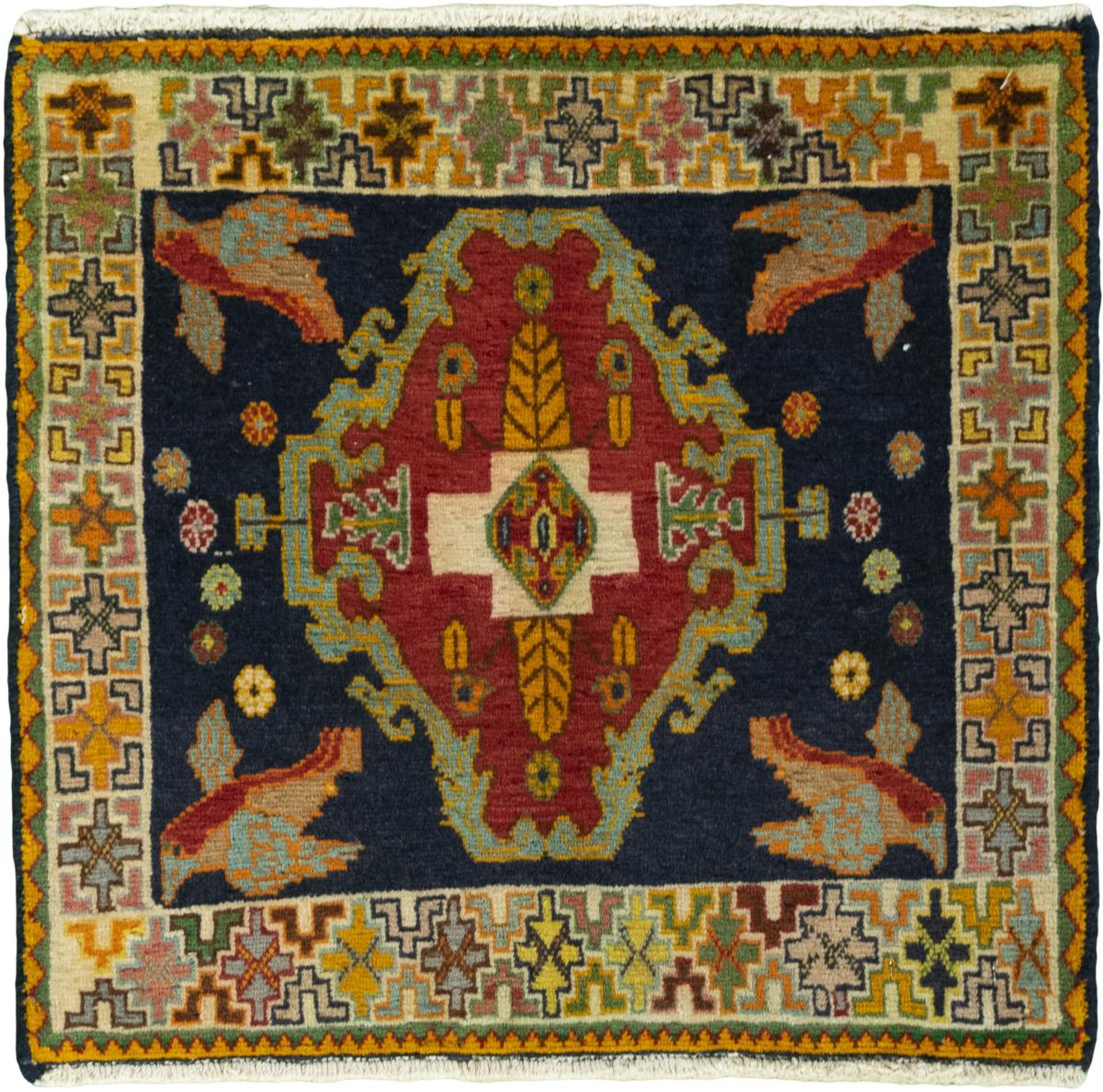 Tappeto persiano Shiraz 58x59 58x59, Tappeto persiano Annodato a mano