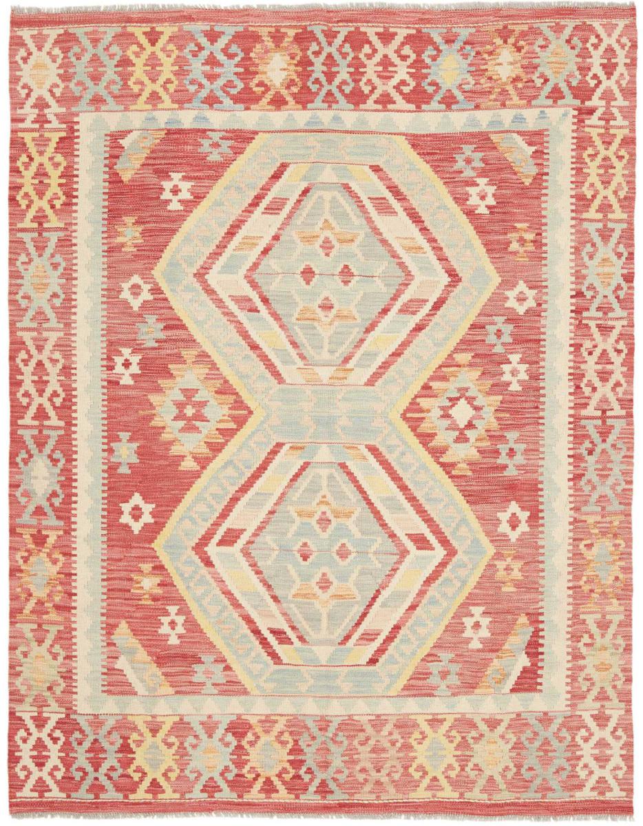 Tapete afegão Kelim Afghan 196x150 196x150, Tapete persa Tecido à mão