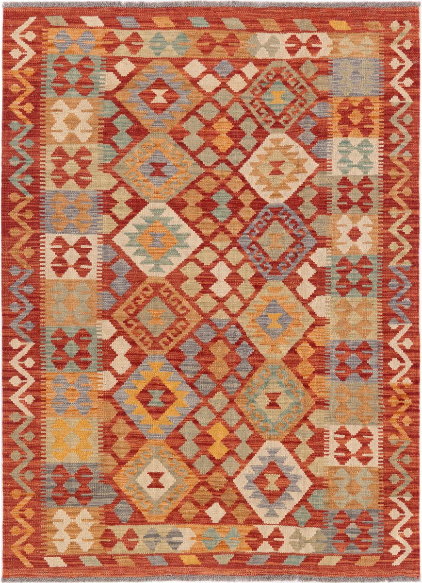 Tappeto afghano Kilim Afghan 173x127 173x127, Tappeto persiano Tessuto a mano