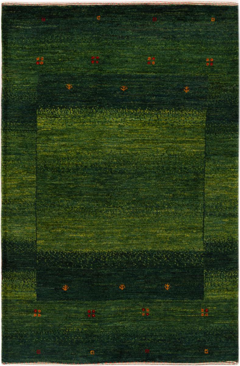 Persian Rug Persian Gabbeh Loribaft Atash 4'0"x2'7" 4'0"x2'7", Persian Rug Knotted by hand