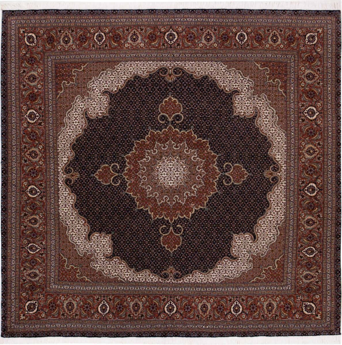 Perzisch tapijt Tabriz 50Raj 201x202 201x202, Perzisch tapijt Handgeknoopte