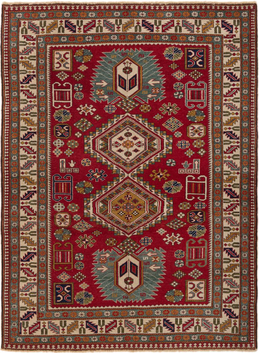 Russian rug Kazak Old 195x141 195x141, Persian Rug Knotted by hand