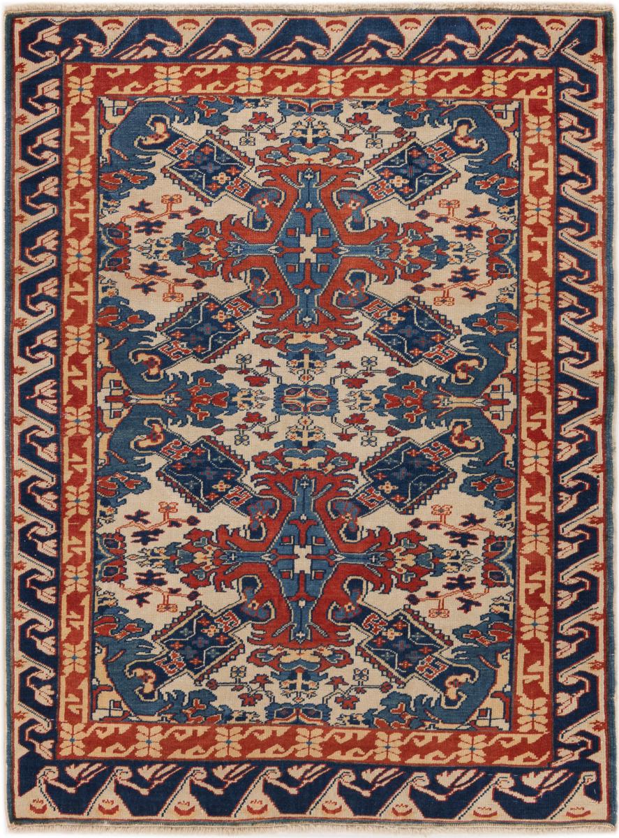 Russian rug Kazak Old 150x112 150x112, Persian Rug Knotted by hand
