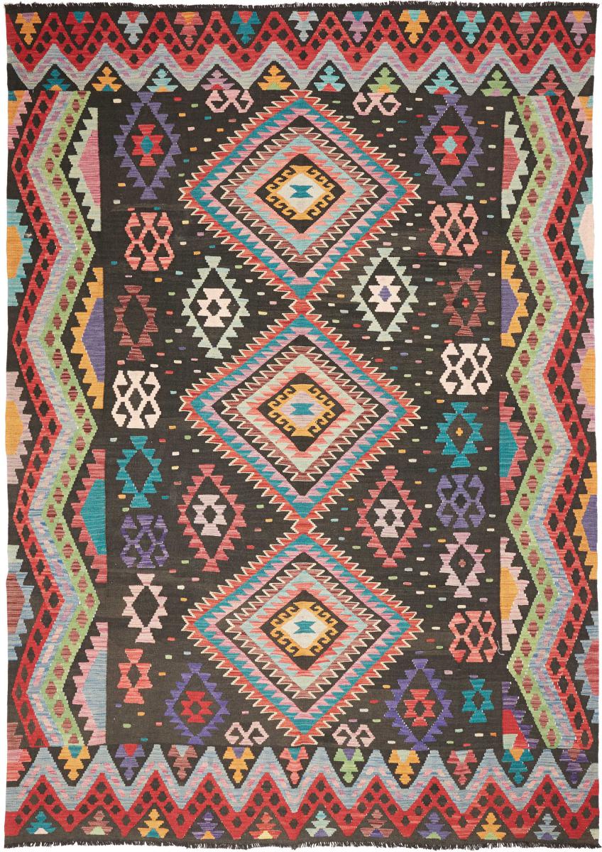 Tapete afegão Kilim Afegão 291x205 291x205, Tapete persa Tecido à mão