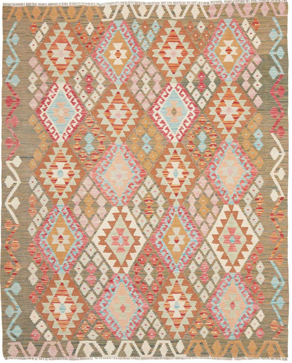 Afghanischer Teppich Kelim Afghan 196x154 196x154, Perserteppich Handgewebt