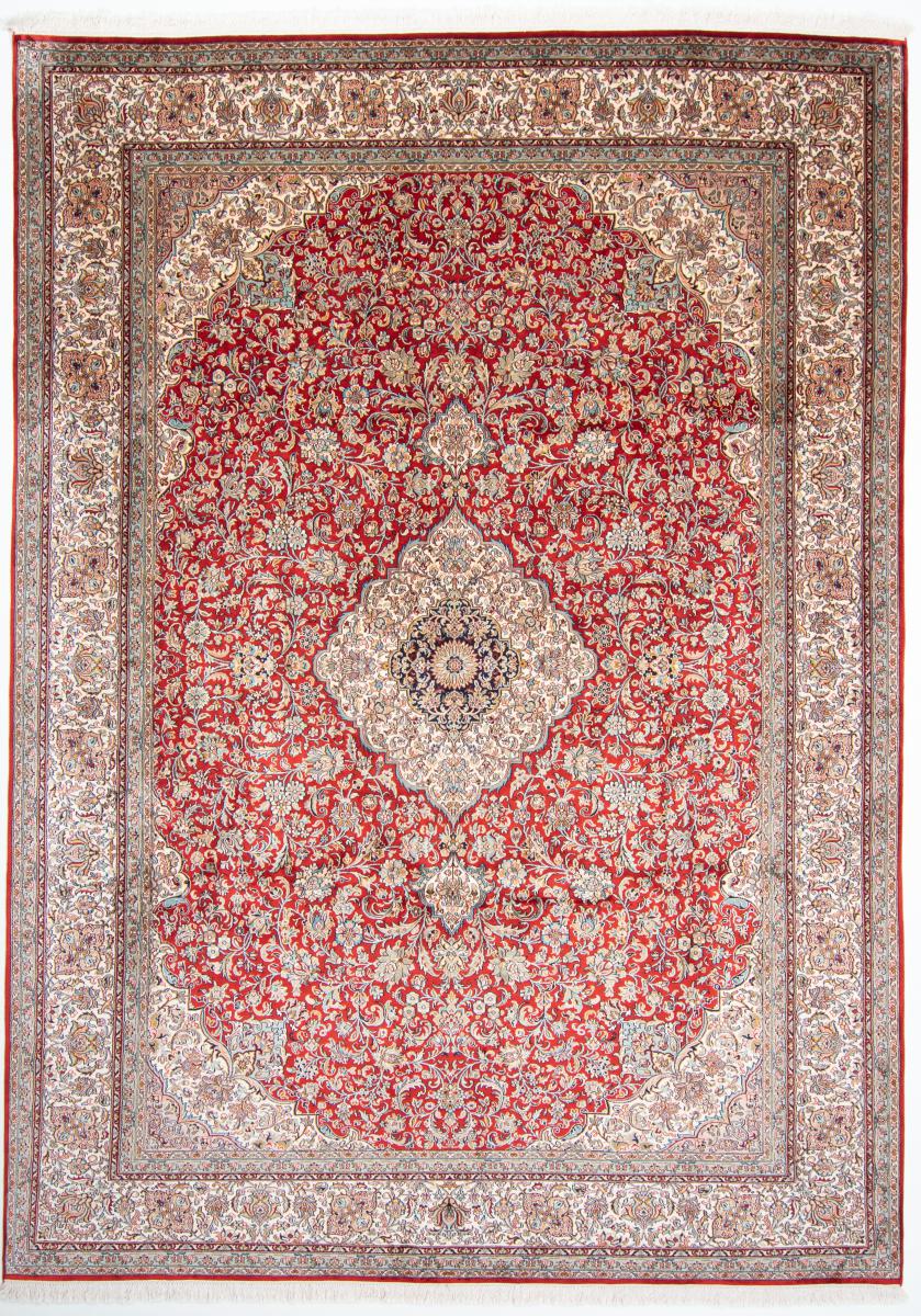Tappeto indiano Cachemire di Seta 338x247 338x247, Tappeto persiano Annodato a mano
