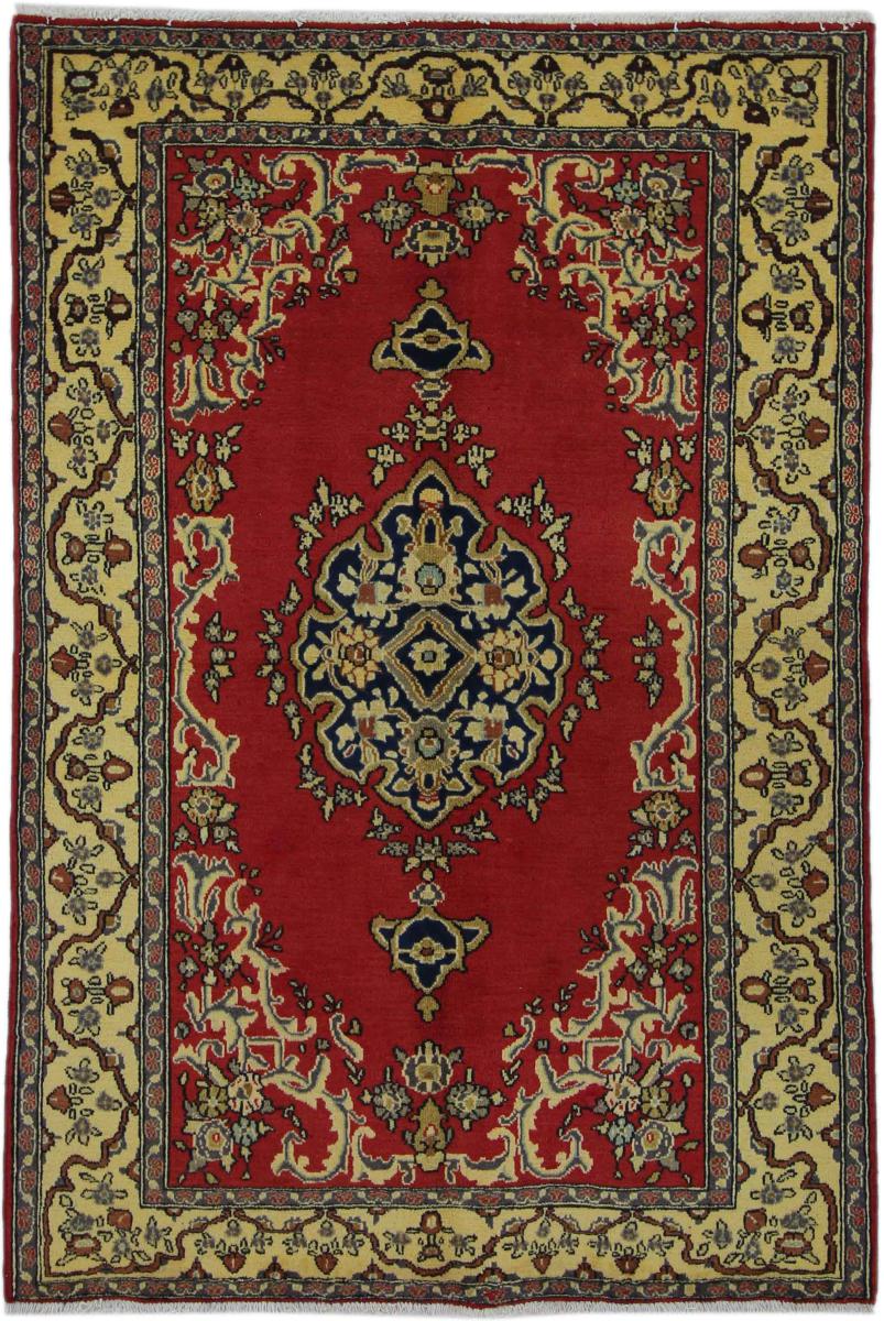 Persisk tæppe Keshan 209x137 209x137, Persisk tæppe Knyttet i hånden