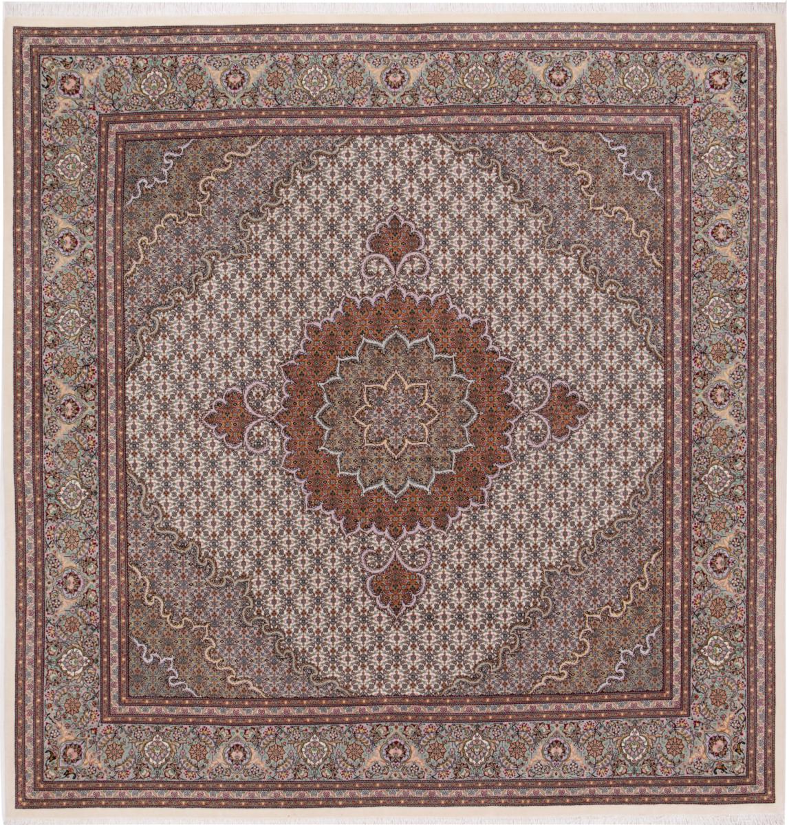 Perzisch tapijt Tabriz 50Raj 206x199 206x199, Perzisch tapijt Handgeknoopte