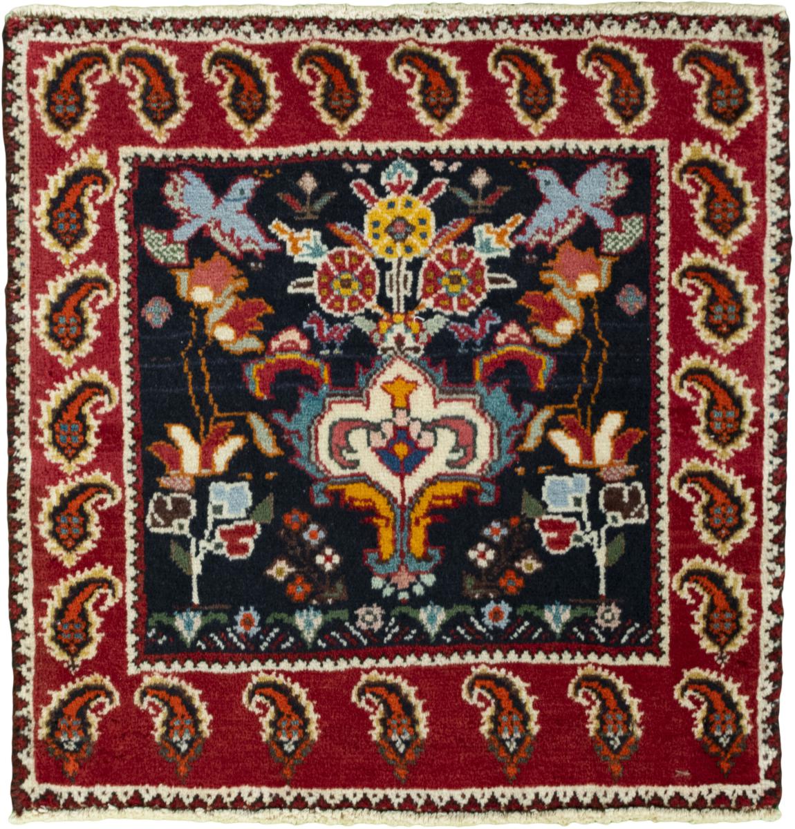 Tapis persan Shiraz 62x63 62x63, Tapis persan Noué à la main