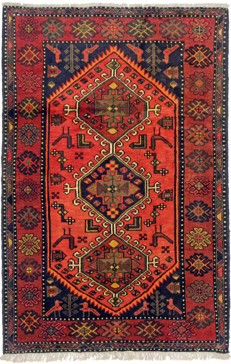 Persisk tæppe Zanjan 187x123 187x123, Persisk tæppe Knyttet i hånden