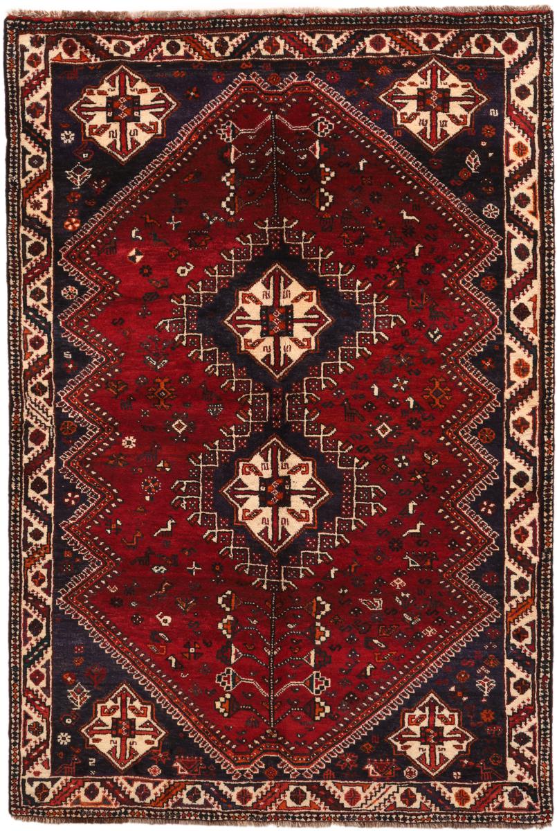 Tapete persa Shiraz 239x164 239x164, Tapete persa Atado à mão