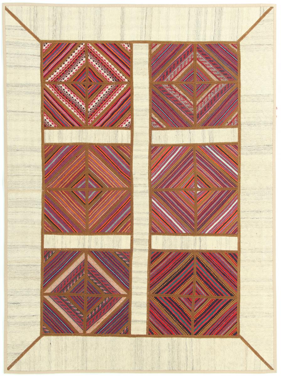 Tapete persa Kilim Patchwork 201x150 201x150, Tapete persa Tecido à mão