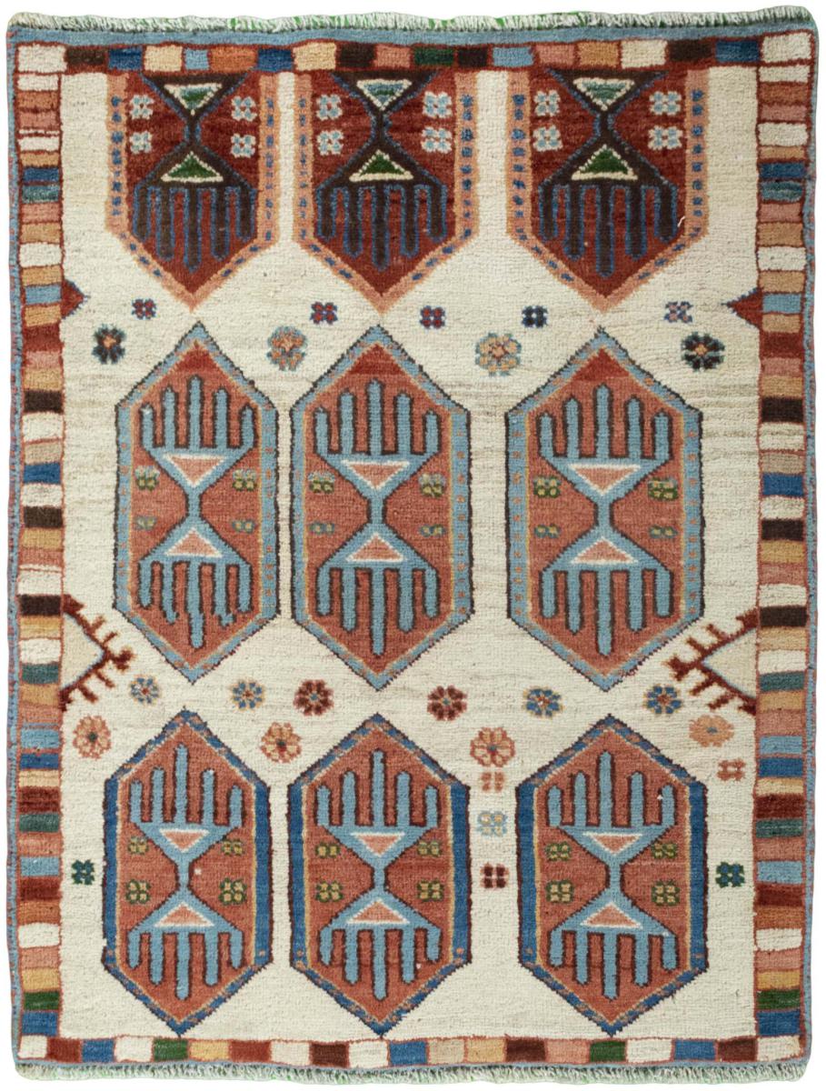 Persian Rug Persian Gabbeh Old 92x74 92x74, Persian Rug Knotted by hand