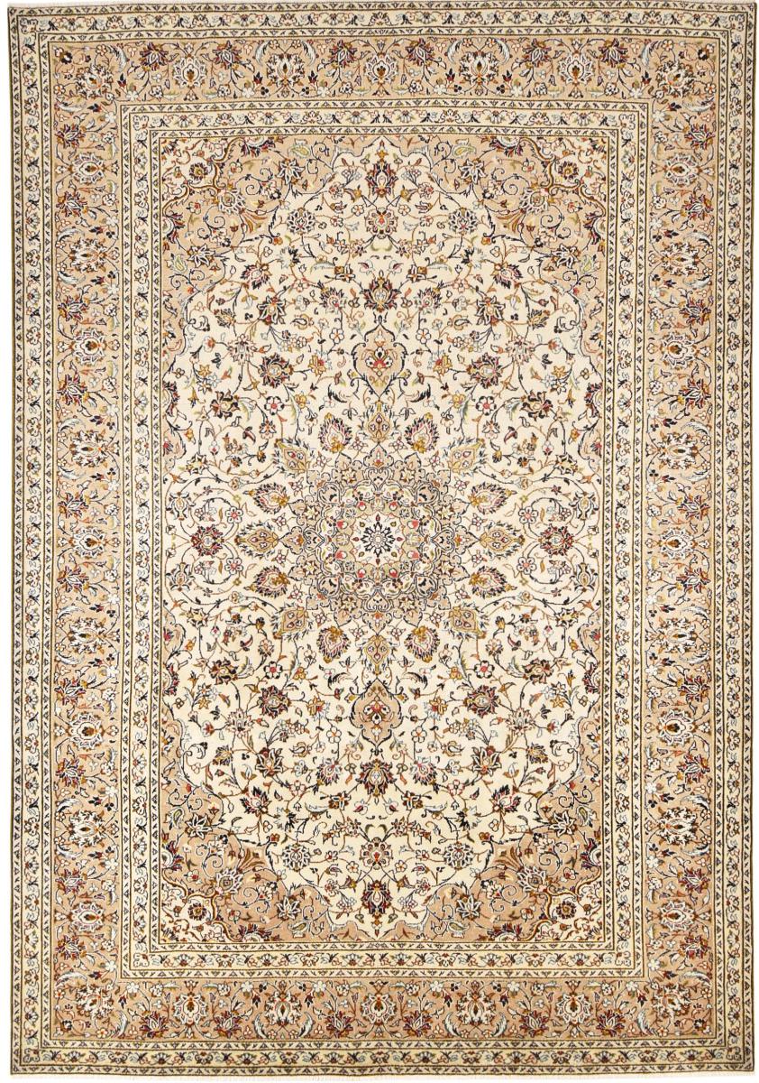 Tapete persa Keshan 347x241 347x241, Tapete persa Atado à mão