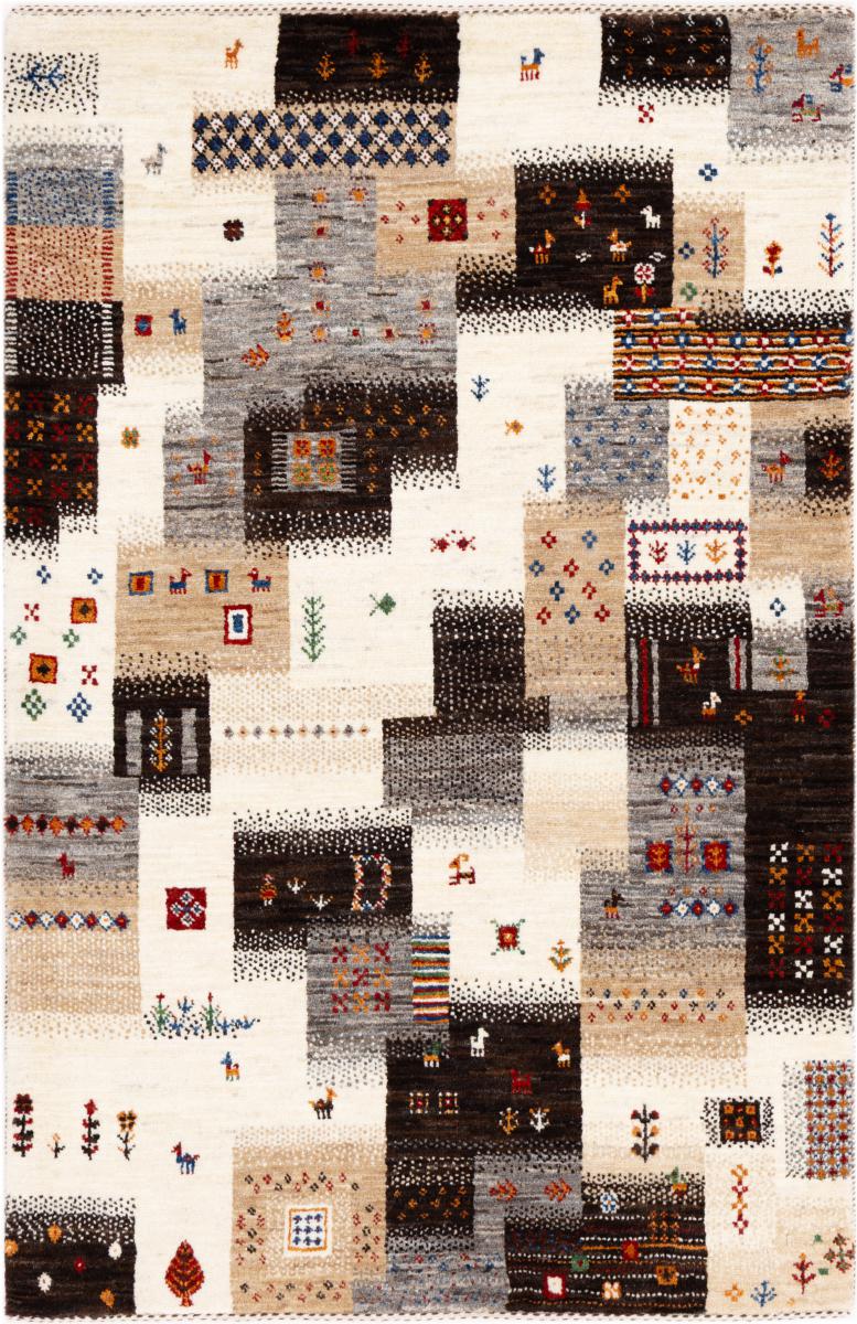 Tappeto persiano Persiano Gabbeh Loribaft Atelier 128x81 128x81, Tappeto persiano Annodato a mano