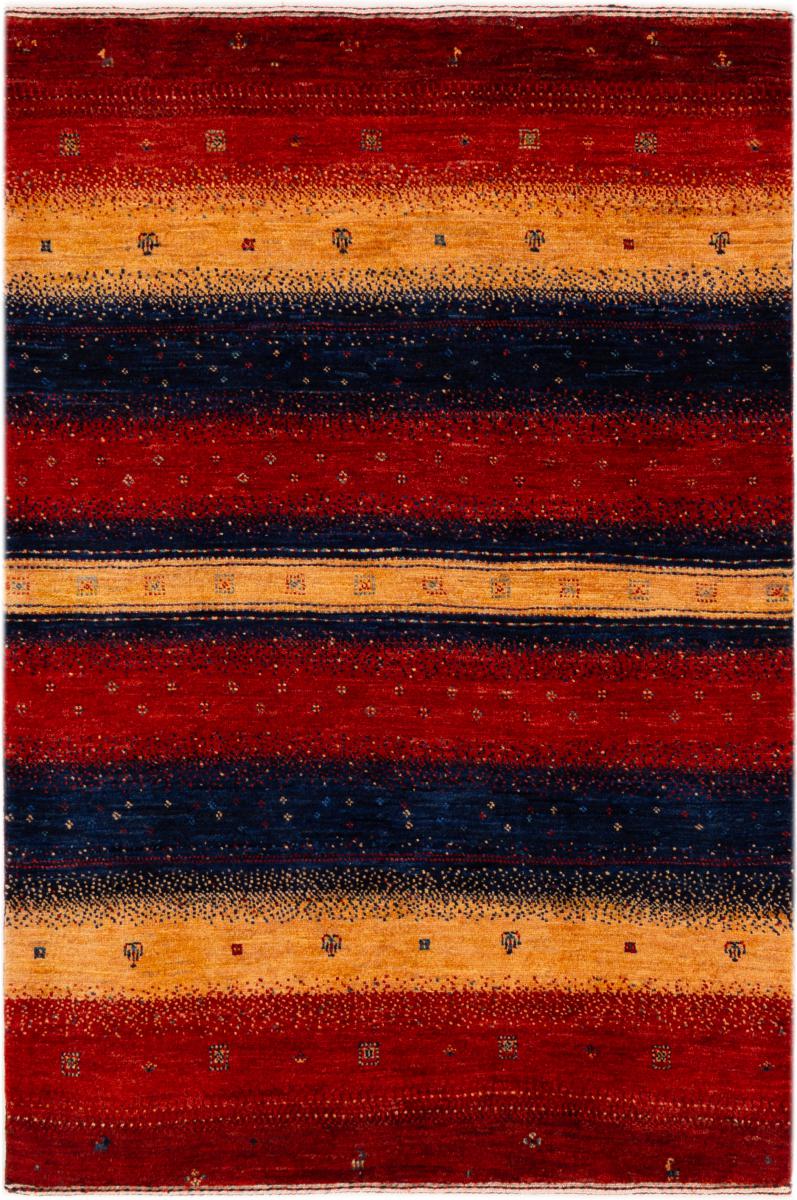 Tapis persan Persan Gabbeh Loribaft Atash 121x82 121x82, Tapis persan Noué à la main