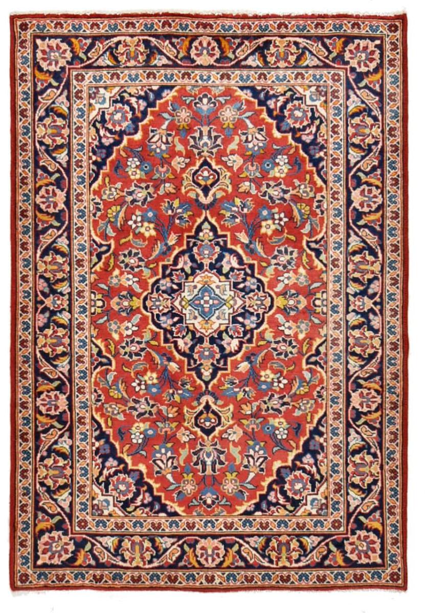 Tapete persa Keshan 146x101 146x101, Tapete persa Atado à mão