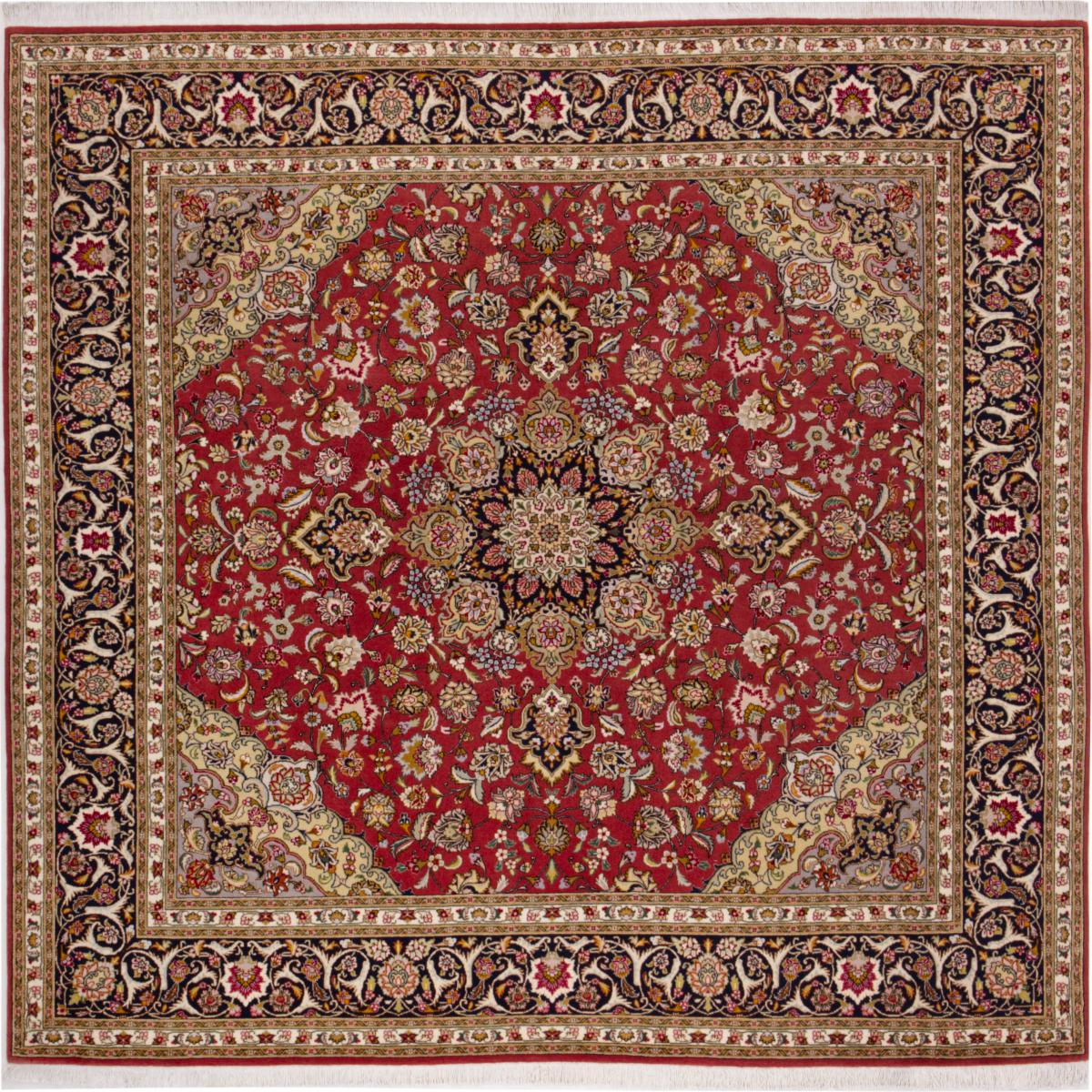 Perzisch tapijt Tabriz 50Raj 191x199 191x199, Perzisch tapijt Handgeknoopte