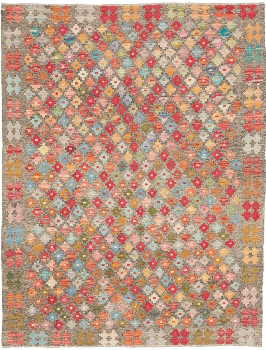 Tapis afghan Kelim Afghan 199x151 199x151, Tapis persan Tissé à la main