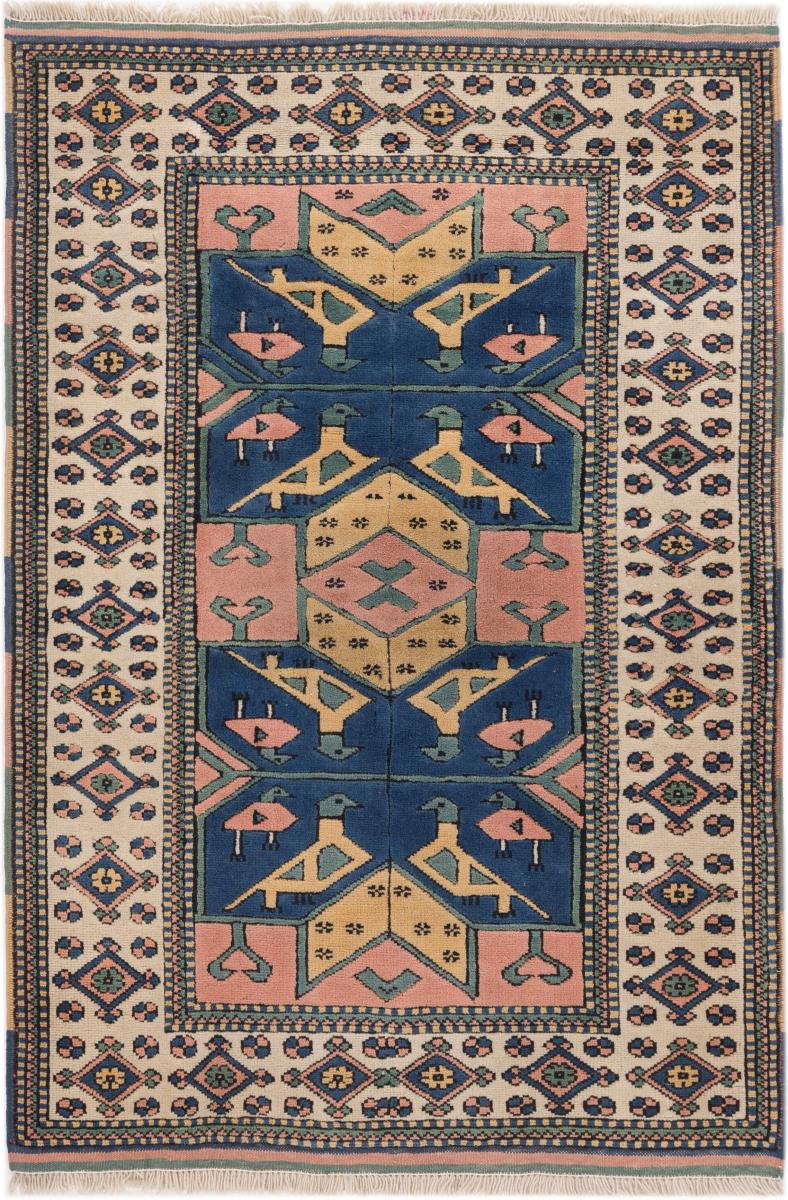  Turkei Obruk Old 125x87 125x87, Persian Rug Knotted by hand