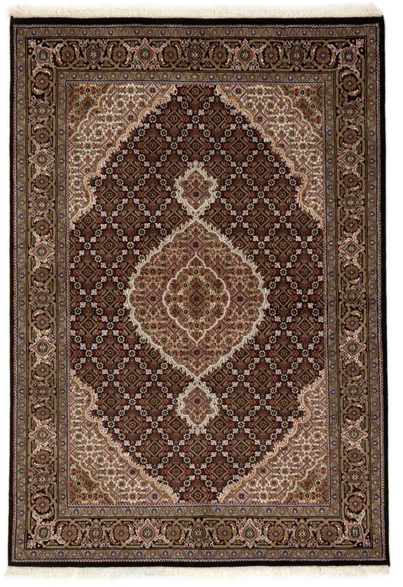Tapis indien Indo Tabriz 205x140 205x140, Tapis persan Noué à la main