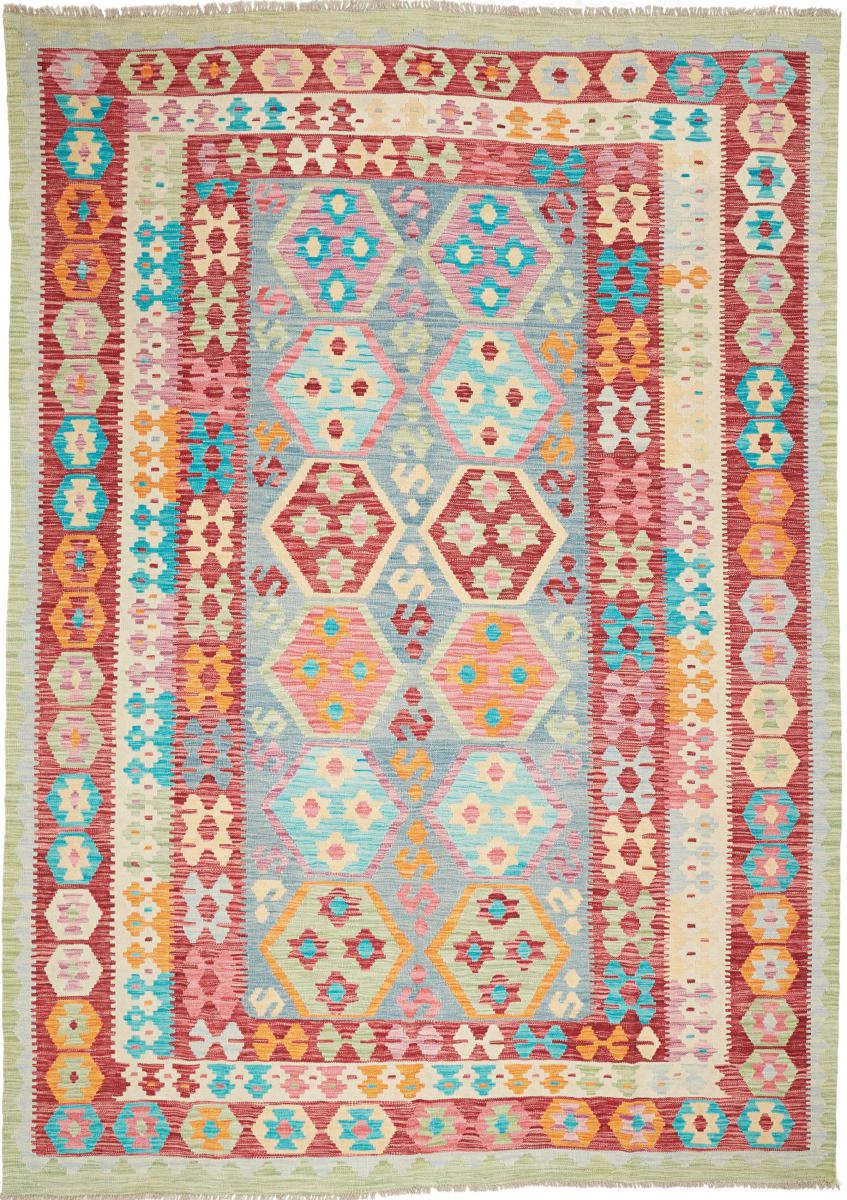 Tapis afghan Kilim Afghan 296x208 296x208, Tapis persan Tissé à la main