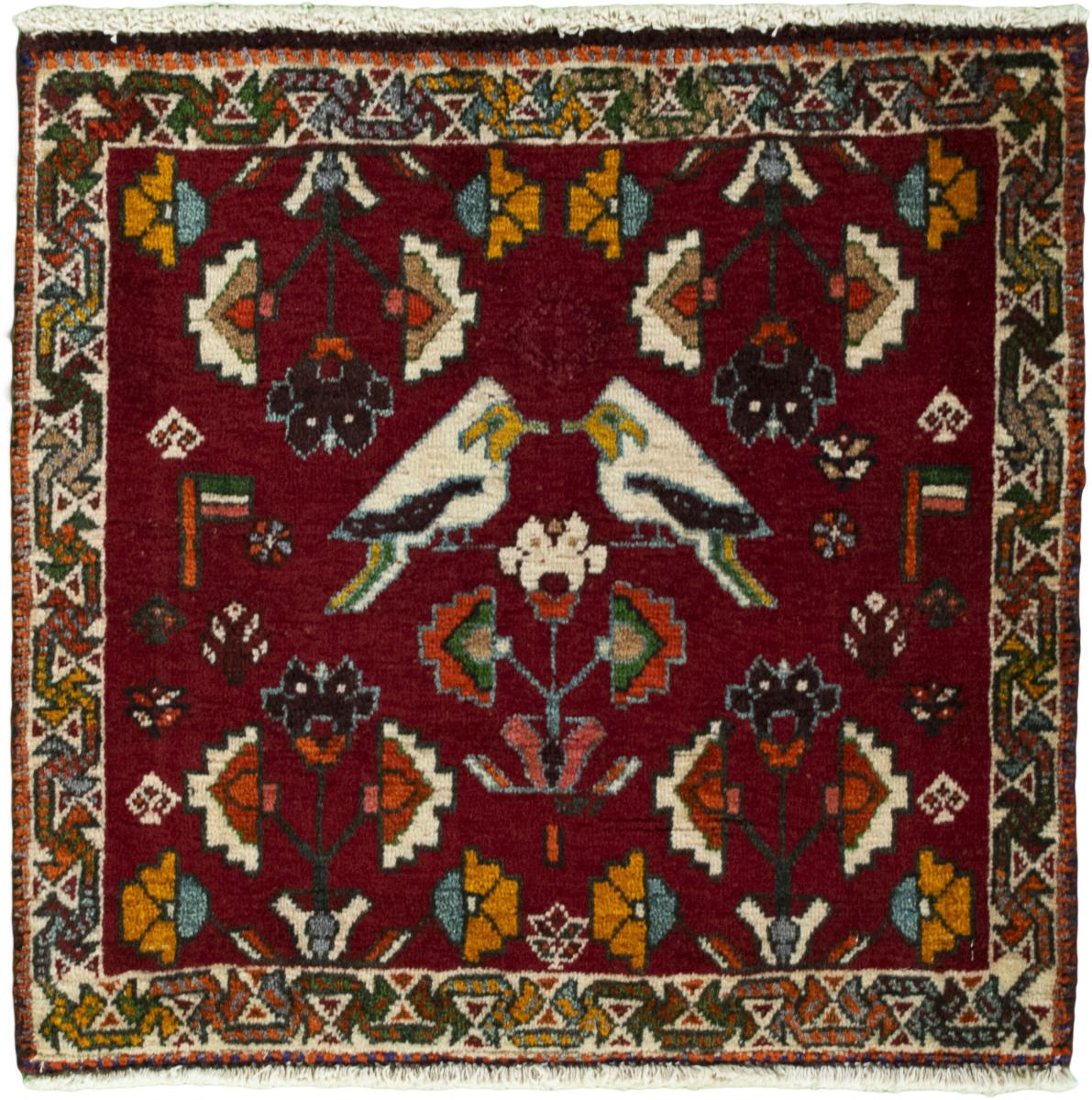 Persian Rug Shiraz 55x58 55x58, Persian Rug Knotted by hand