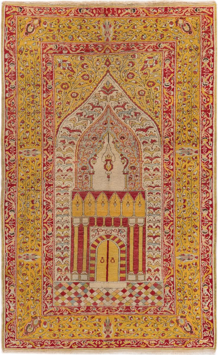  Turkei Ladik Antique 6'5"x4'0" 6'5"x4'0", Persian Rug Knotted by hand