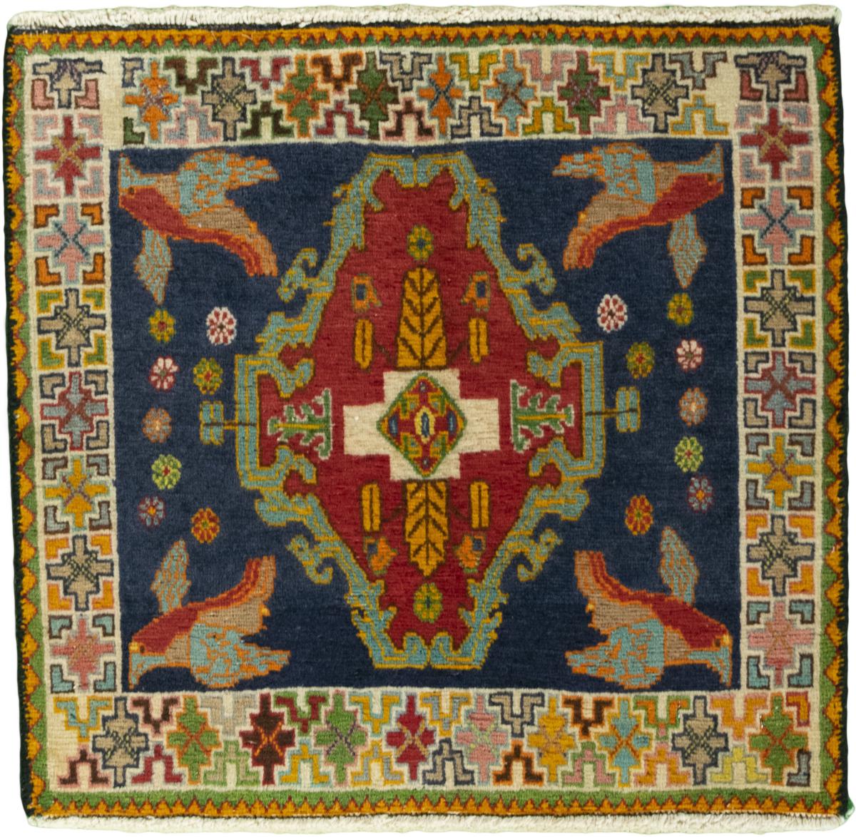 Perzisch tapijt Shiraz 59x62 59x62, Perzisch tapijt Handgeknoopte