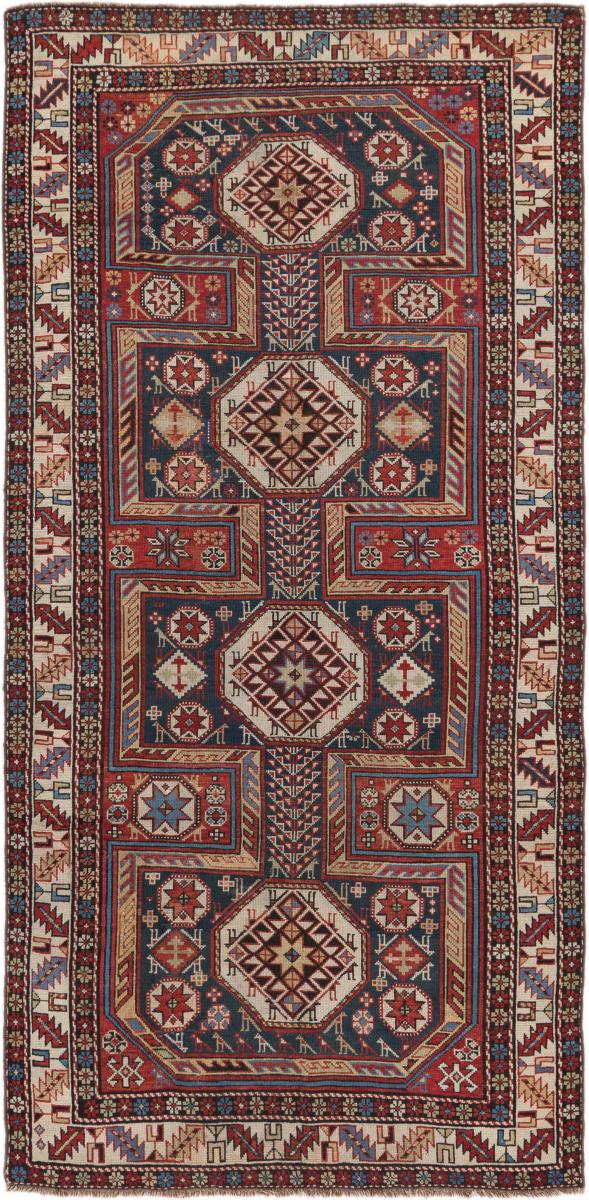 Persisk teppe Shirvan Antikke 224x110 224x110, Persisk teppe Knyttet for hånd