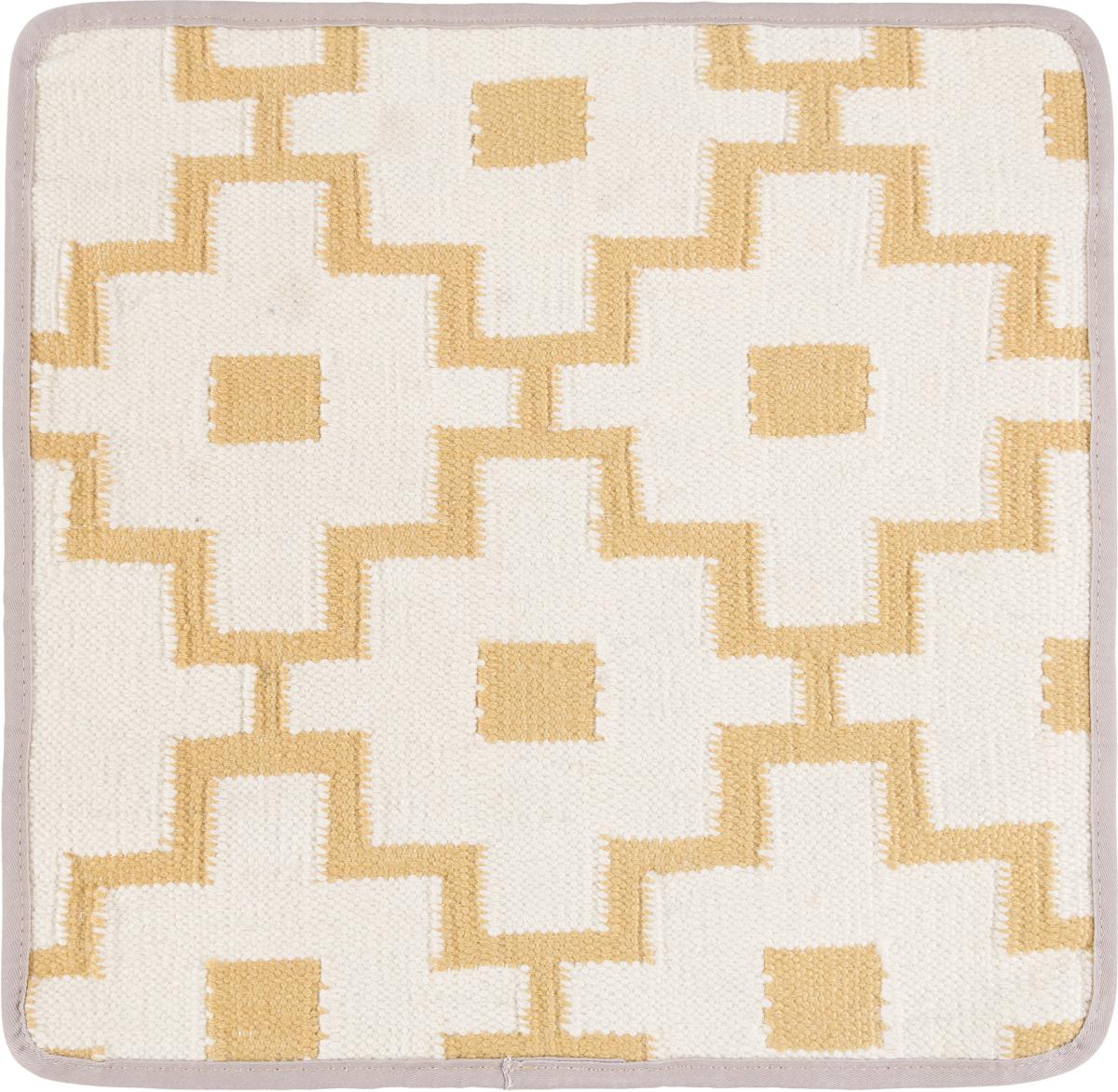 Afghan rug Kilim Afghan Cushion Cover 40x40 40x40, Persian Rug Knotted by hand