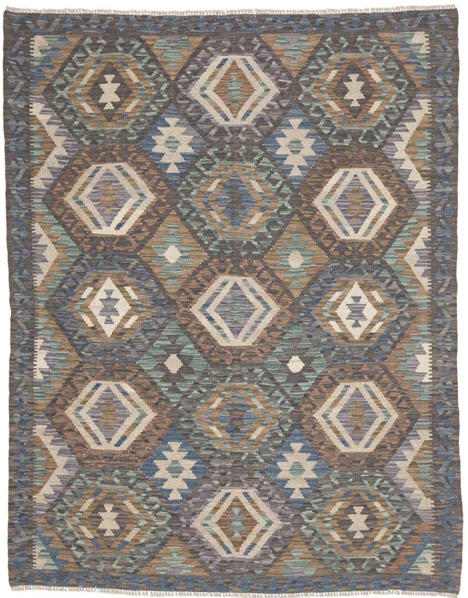 Afghaans tapijt Kelim Afghan 200x156 200x156, Perzisch tapijt Handgeweven