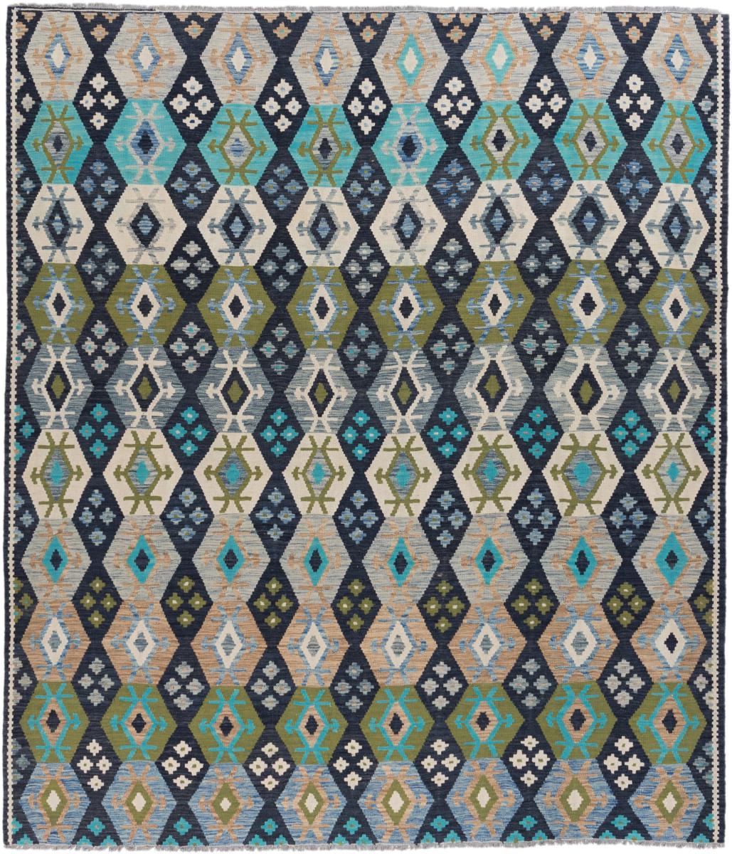 Afghanischer Teppich Kelim Afghan Heritage 9'8"x8'5" 9'8"x8'5", Perserteppich Handgewebt
