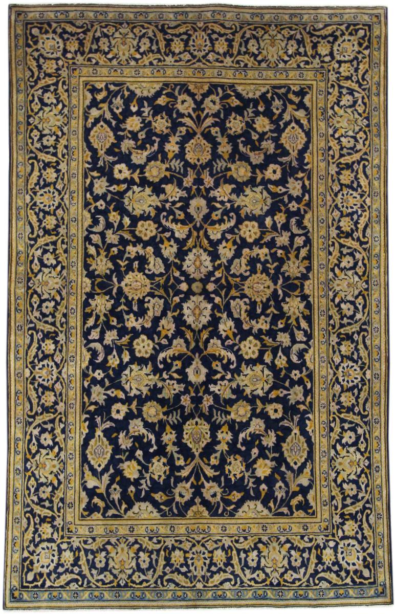 Persisk tæppe Keshan 210x129 210x129, Persisk tæppe Knyttet i hånden