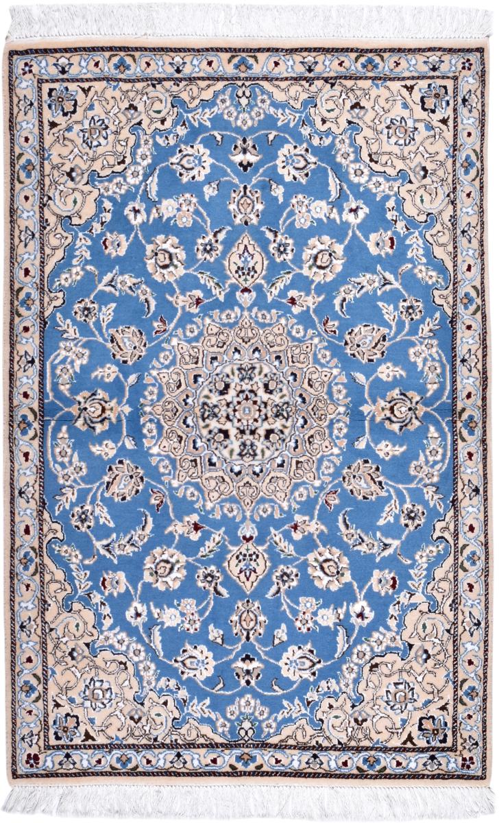 Tapis persan Nain 9La 136x89 136x89, Tapis persan Noué à la main