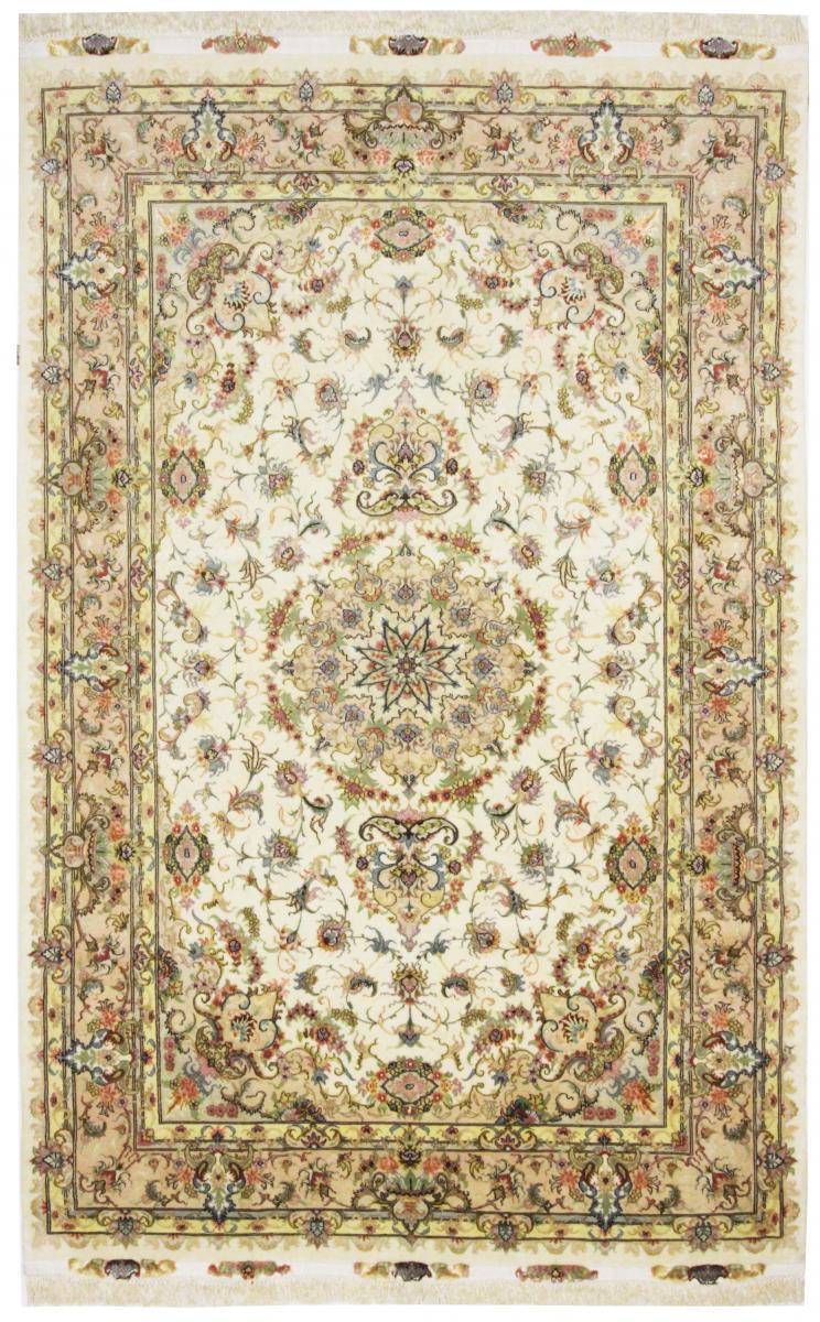 Tapete persa Tabriz 50Raj Fio de Seda 303x195 303x195, Tapete persa Atado à mão