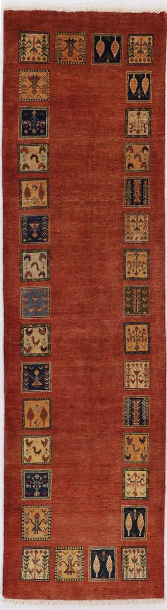 Tapis persan Persan Gabbeh Loribaft 311x83 311x83, Tapis persan Noué à la main