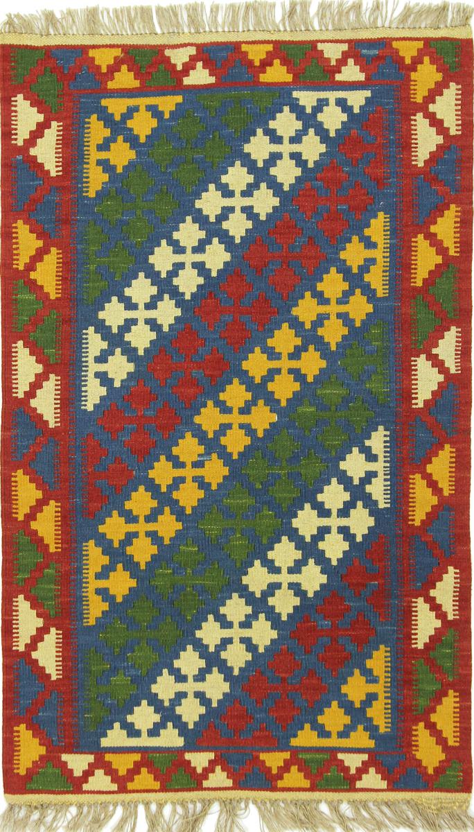 Tapete persa Kilim Fars 126x77 126x77, Tapete persa Tecido à mão