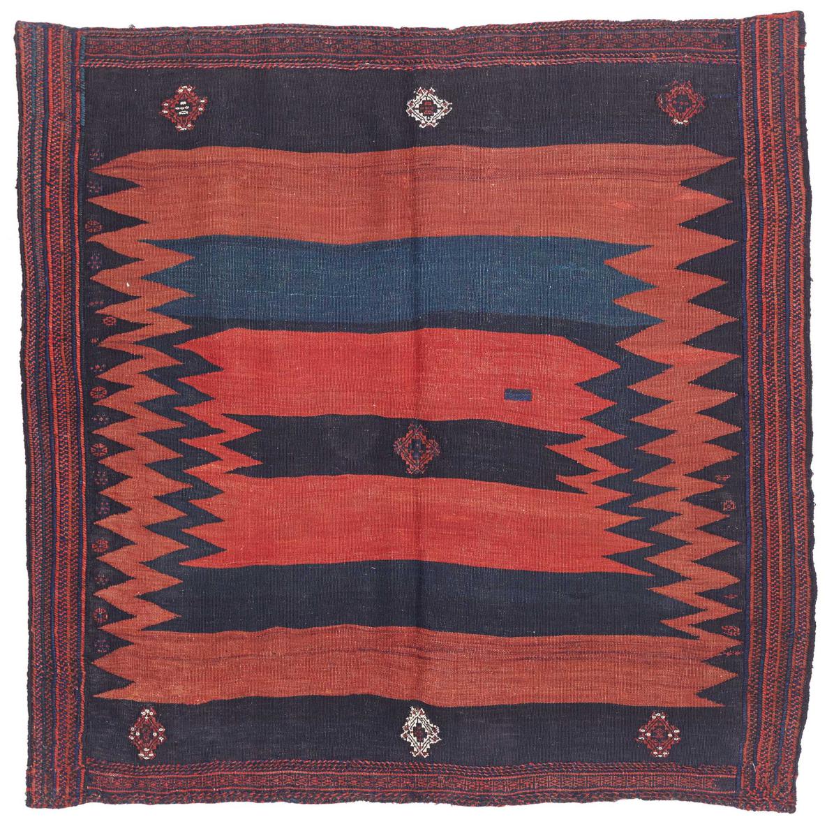 Perzsa szőnyeg Kilim Fars Antik 131x135 131x135, Perzsa szőnyeg szőttesek
