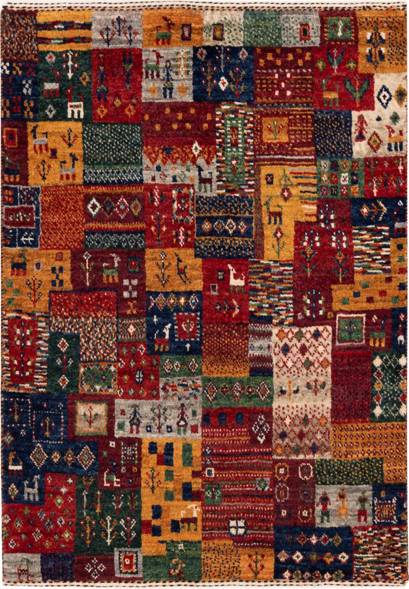 Perzisch tapijt Perzisch Gabbeh Loribaft Nowbaft 94x69 94x69, Perzisch tapijt Handgeknoopte